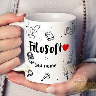 Caneca Filosofia - Várias estampas pra escolher