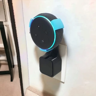 Suporte Alexa Echo Dot 3 Tomada de parede - Presente, som e decoração criativa, stand Amazon