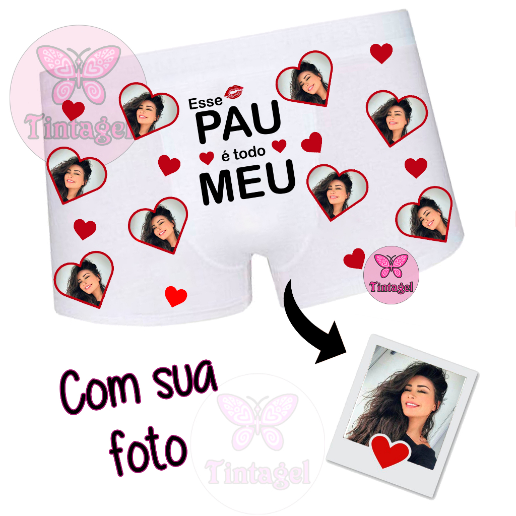 Cueca Box Personalizada Dia dos Namorados Tem dona