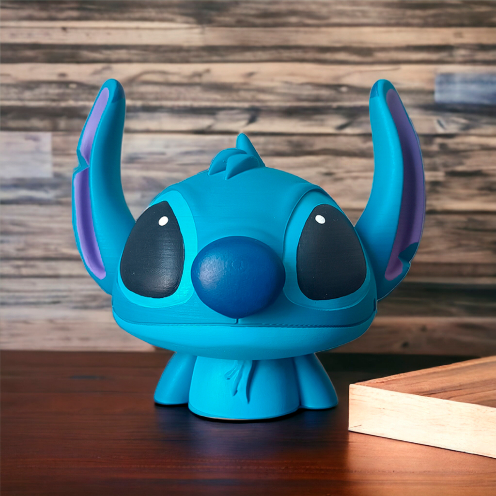 Vassoio Portaoggetti Stitch Con Coperchio Magnetico - Storage 2.0, 29x19 Cm, Licenza Ufficiale Disney - 4