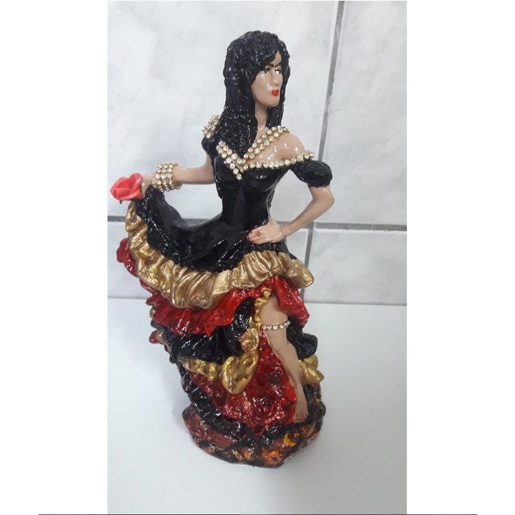 IMAGEM POMBA GIRA / CIGANA - SETE SAIAS PERSONALISADA 30 CM