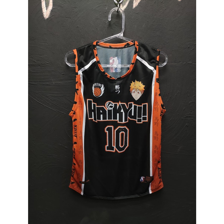 Anime haikyuu!! Camisa de voleibol para cosplay, karasuno high school,  voleibol, clube hinata shyouyou/kageyama tobio, 8 números para escolher