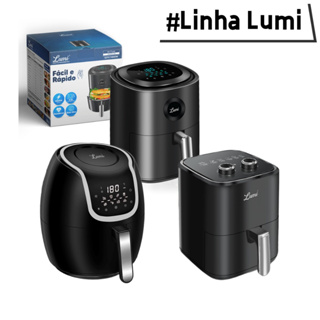 Fritadeira Eletrica Air Fryer Digital 6.5 Litros 1700w 8 Litros 1800w 5.5L Litros 1450w 127v 220v Sem Oleo Facil E Rapido Lumi 1ª Linha