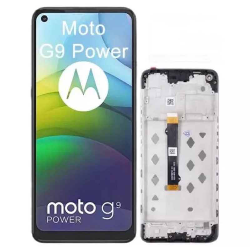FTRONGRT Motorola Moto G9 Power Cover,Hybrid Dual Layer TPU+PC Custodia, Durevole Manicotto Protettivo Antiurto,con Supporto per Cellulare,per Motorola Moto G9 Power-Blu