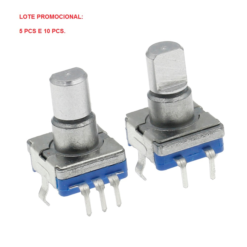 Potenciômetro tipo encoder rotativo 12mm - AZ_20 posições