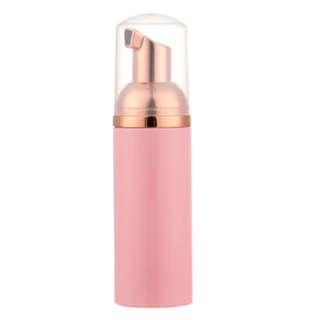 Frasco Pump Espumador Rosa com Rose Gold 60ml em Oferta na Shopee