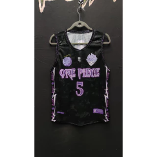 Monkey D. Luffy Gear 5 Black - Chapéu de Palha - Deus Nika - One Piece - Regata NBA