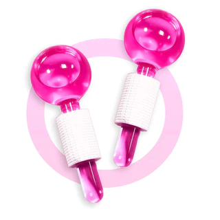 Esfera de cromoterapia Ice Globes Para Massagem No Rosto Anti Aging Profissional