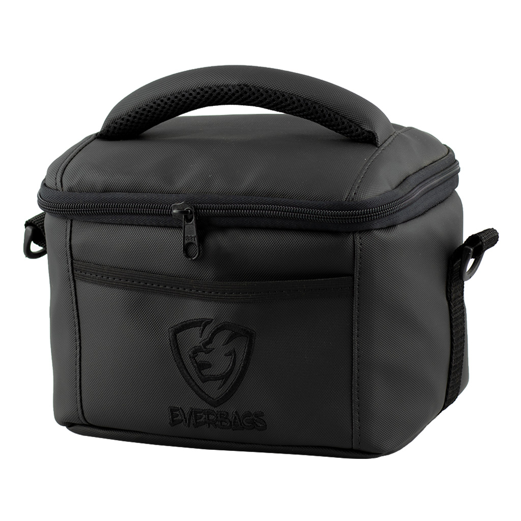 Bolsa Térmica Porta Marmita Fitness Fit Lancheira Everbags Black Luxo