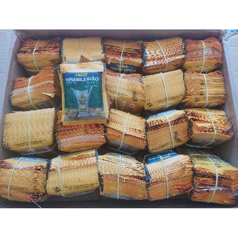 50 PACOTINHOS FIGURINHAS CAMPEONATO BRASILEIRO 2020