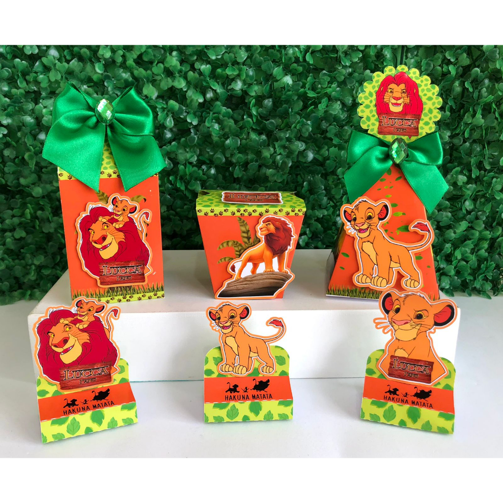 Kit 45 Lembrancinhas Rei Leão | Shopee Brasil