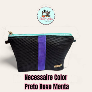 Necessaire Multiuso , Impermeável por Dentro Ideal para Academia, Praia,  Piscina, Porta Maquiagens