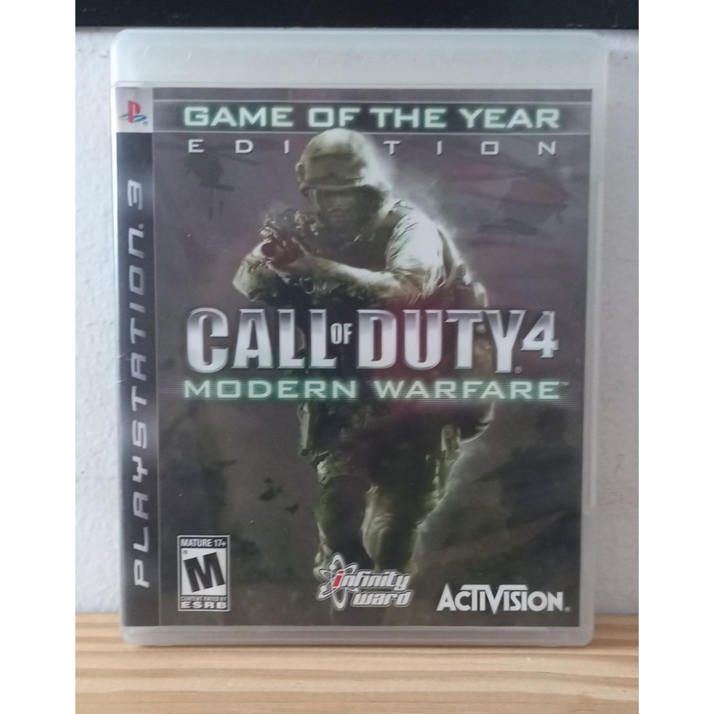 Call Of Duty 4 Modern Warfare Game Of The Year Edition Play 3 Original Mídia Física 5299