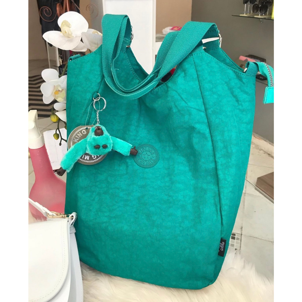 Bolsa Feminina Wk Transversal Matelassê Verde Água