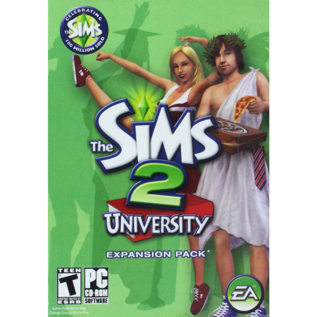 Box PC CD-Rom - Jogo The Sims 2 - Vida Noturna - Vida de Universitário ...