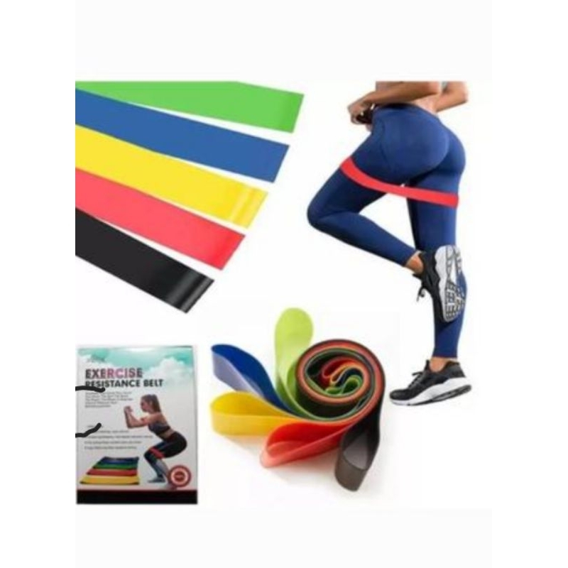 Exercise Resistant Belt (Set Of 5)