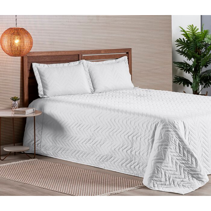 Cobre Leito Pratic Cama Queen 3 Peças Matelado Branco | Shopee Brasil