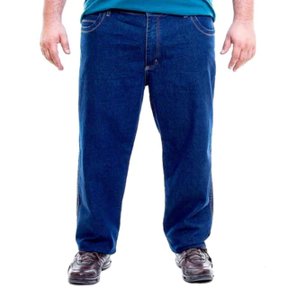 Calça Jeans Masculina Tradicional Fábrica Plus Size Tamanhos Grandes