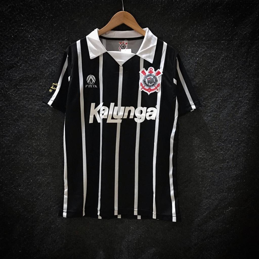 Camisa Corinthians Retrô 1990 Kalunga | Shopee Brasil