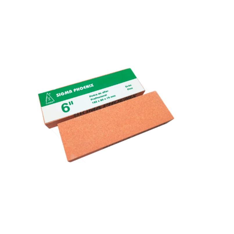 Pedra Afiar Faca Sigma Phoenix Laranja 6 Polegadas Profissional