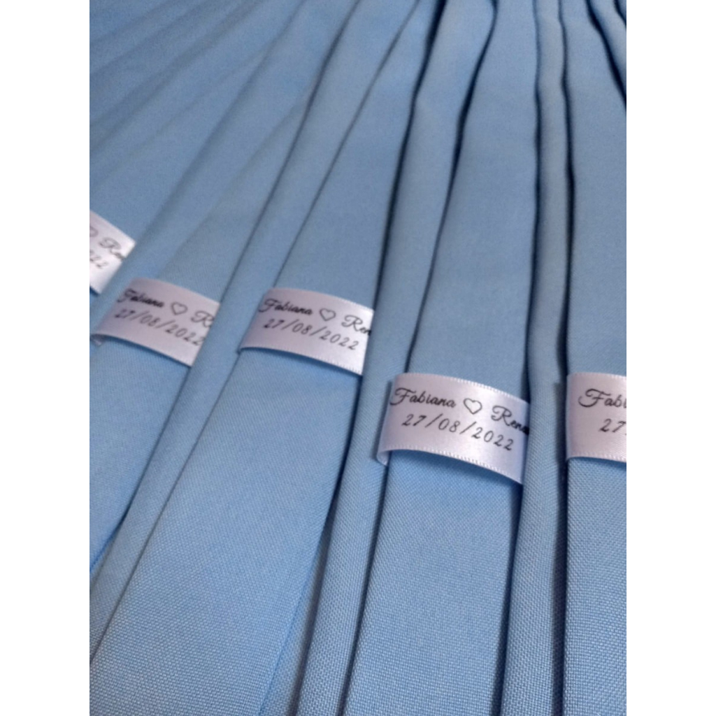 kits de 02 a 20 gravatas serenity Oxford personalizadas