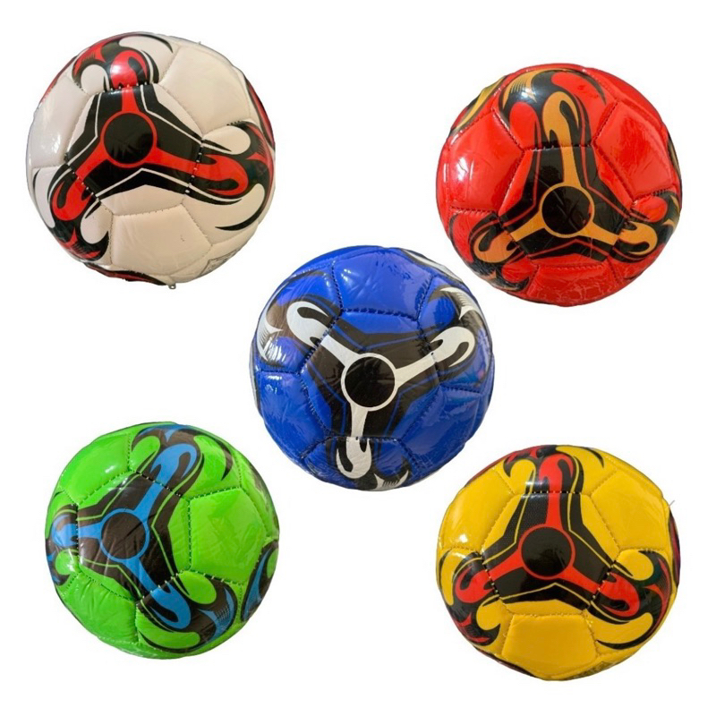 PTOMOCAO Kit com 5/10Peca De Bola Futebol Couro Pequeno No2 Infantil Para Festa(Enviar Cor Sortida)