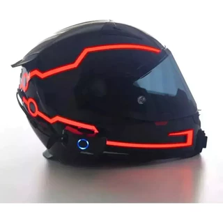 Fita Led Neon Para Capacete Led Luz Indica Sinaliza Moto Gp