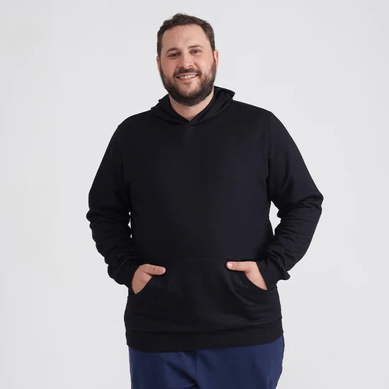 Moletom Moleton blusa de frio Canguru Plus Size Agasalho