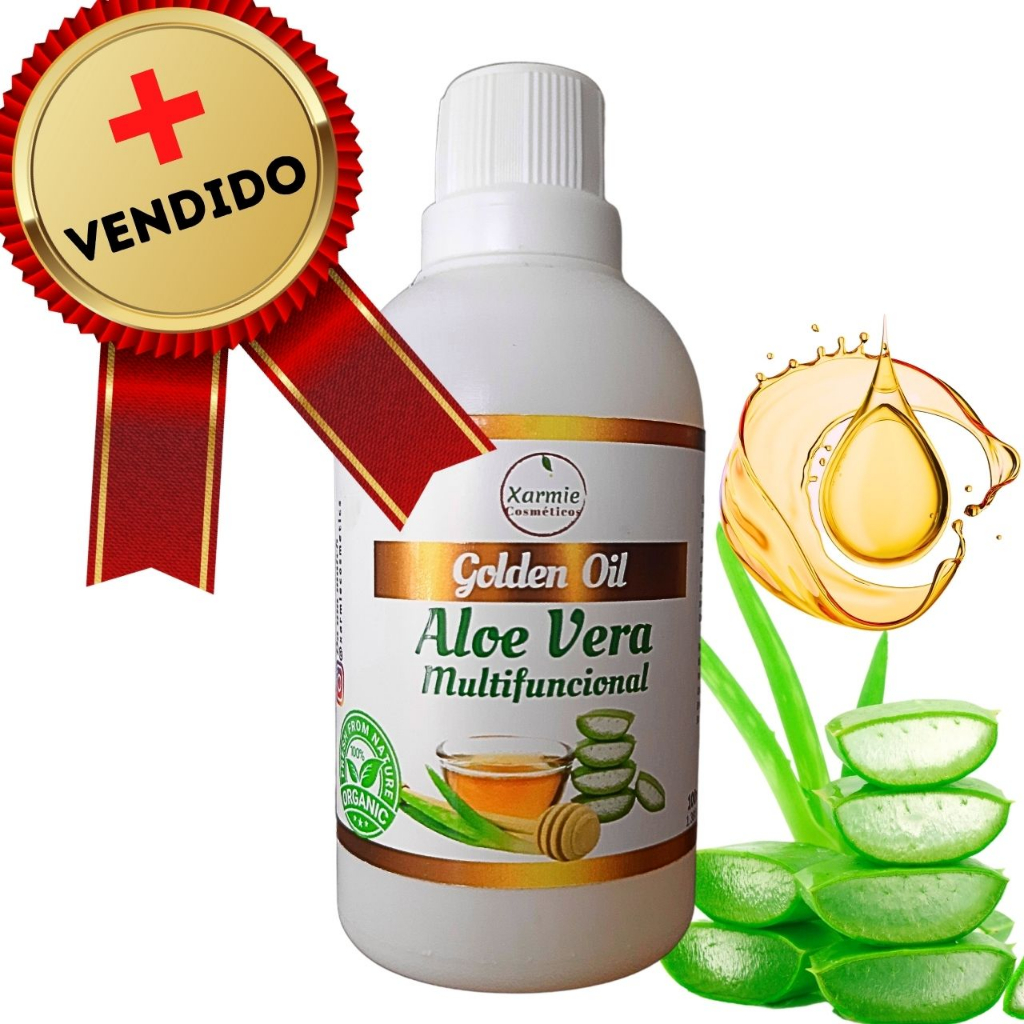 Óleo de Aloe Vera Babosa para Pele com Psoríase - Regeneração e Cuidado 100ml Natural