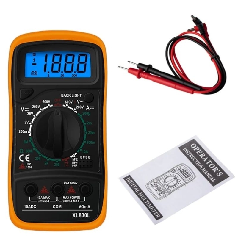 Multímetro Digital Profissional ANENG-XL830L | Shopee Brasil