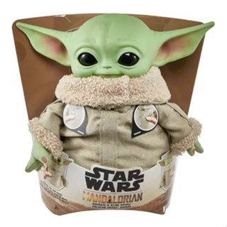 Mattel Plush Baby Yoda Star Wars The Child, Verde, 11 polegadas