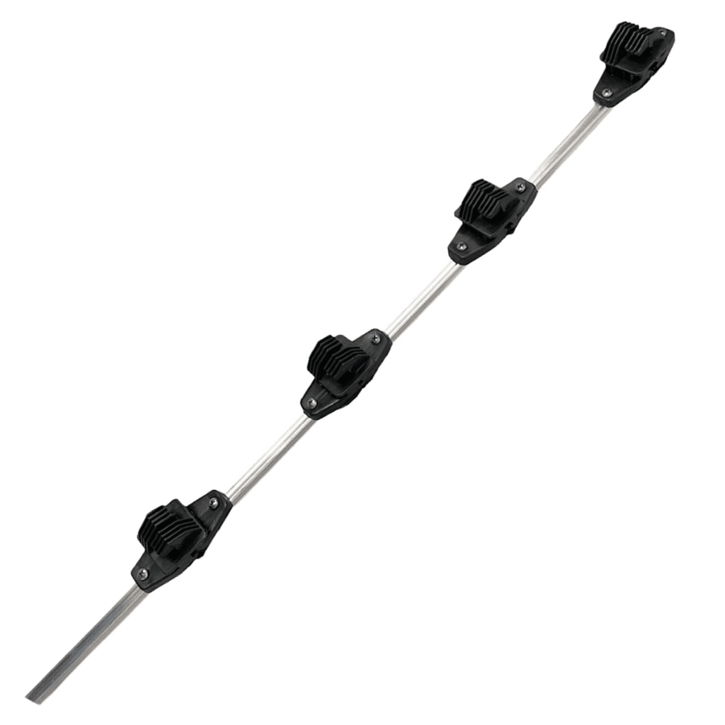 Kit 10 Haste Vareta Cerca Elétrica Residencial Alumínio 75cm