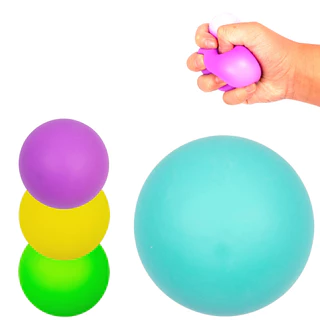 Bola de Apertar Squish Neon Fidget Toy Squishy Bolinha Anti Stress Alivio Estresse Luminosa Relaxante Sensorial