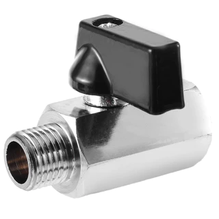 Válvula Esfera MINI Para Compressor, Dreno, Torneira, Registo - ROSCA BSP