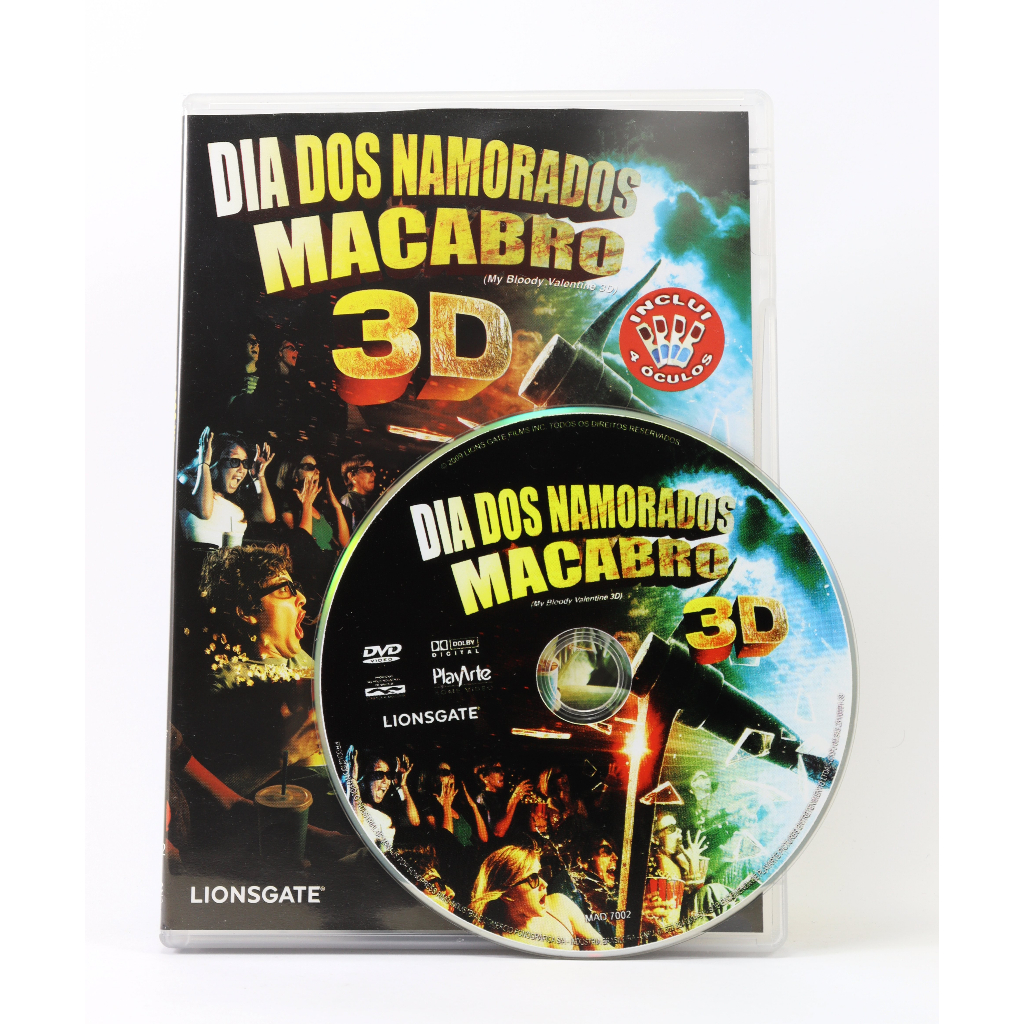 DVD Dia Dos Namorados Macabro 3D Shopee Brasil
