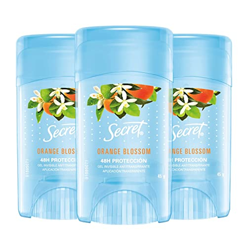 Kit 3 Desodorantes Secret Gel Flor de Laranjeira | Shopee Brasil