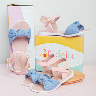 Sandalia Infantil Feminina Nozinho Moda Criança - café com leite
