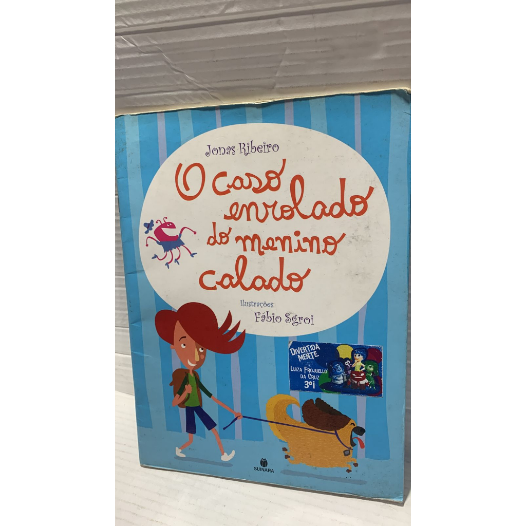 Livro - O Caso Enrolado do Menino Calado - Jonas Ribeiro | Shopee Brasil