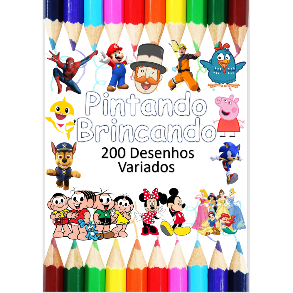 50 Desenhos Para Colorir Pintar - Tema Dragon Ball Z - Folhas A4 Sulfite  Avulsas/Soltas