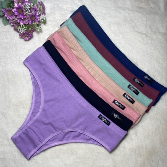 Kit 5 Calcinha De Algodão Cotton Premium Confortável Barato Lingerie