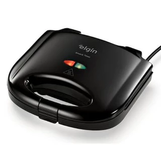 Sanduicheira E Grill Snack Time Antiaderente 750w - Elgin 127V