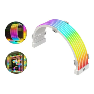 Cabo Extensor Protetor Atx Fonte 24 Pinos Argb 5v 3 Pinos