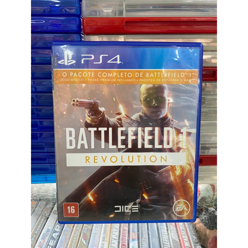 Jogo Battlefield 1 Revolution Mídia Física Novo Ps4 - Guerra