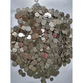 Lote 300 Moedas Nacionais Antigas De Inox - Não Selecionamos