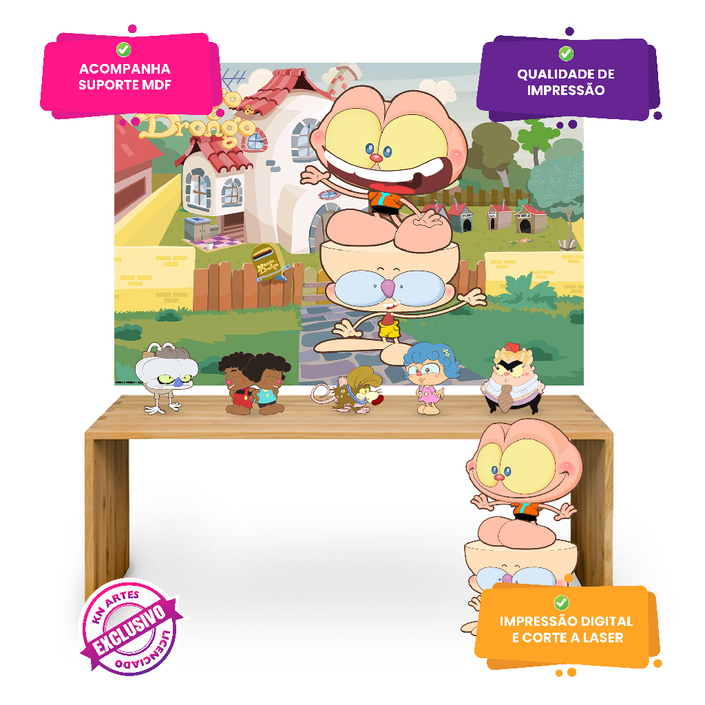 Kit De Festa Decoração Mongo e Drongo Licenciado | Shopee Brasil