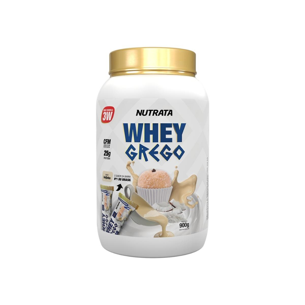 Whey Isolado E Concentrado Nutrata Grego Beijinho 900g