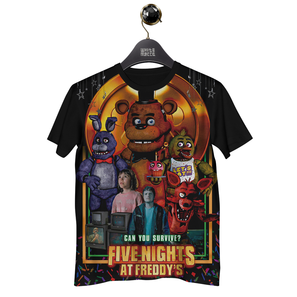 Camisa Filme Jogo FNAF Five Nights At Freddy's Movie WT0088