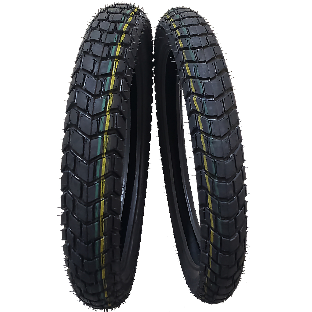 Kit Pneu HONDA CG 160 FAN Diant/Tras sem camara MICHELIN