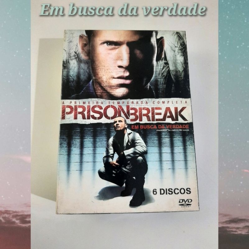 Box DVD Prison Break a primeira Temporada completa Shopee Brasil