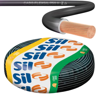 OFERTA FIO CABO FLEXIVEL 6mm COM 25 METROS SIL